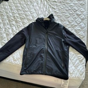 Prada Mens Hoodie Navy Blue